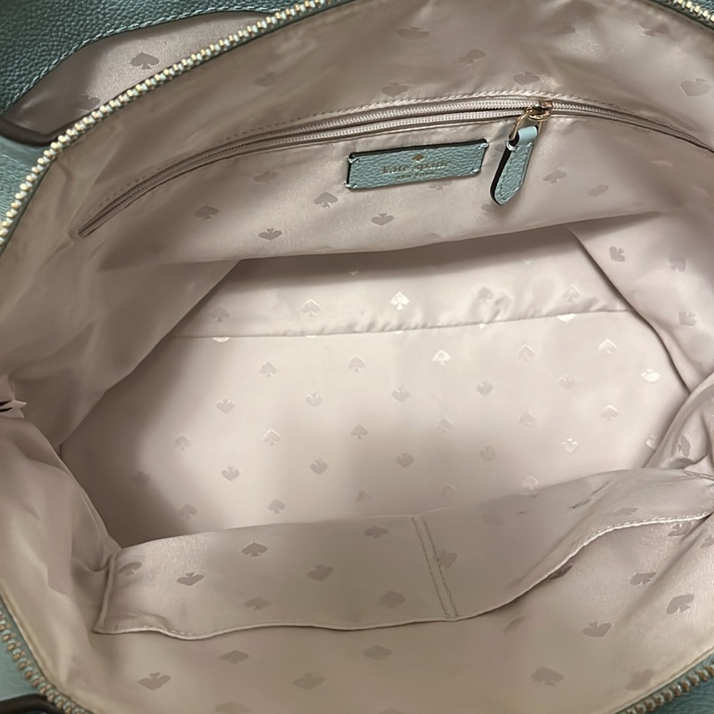 Kate Spade Light Blue Leather Tote Bag - Picture 4 of 9